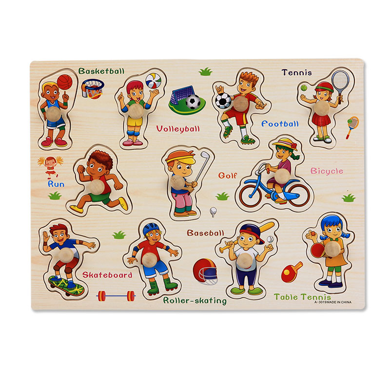 Wooden Baby Toys Puzzle Board Set